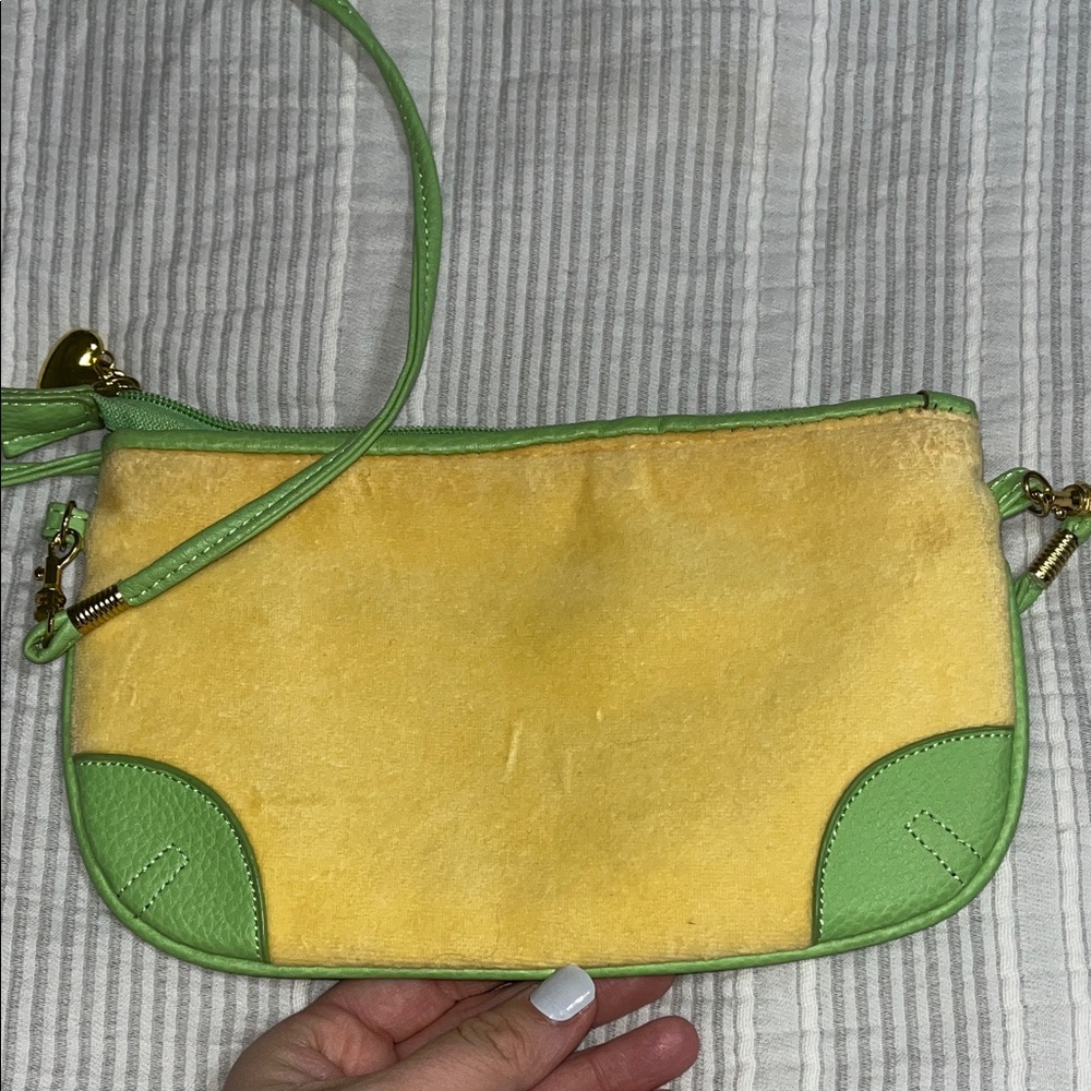 Y2K Vintage Juicy Couture Yellow and Green Clutch - Picture 3 of 8